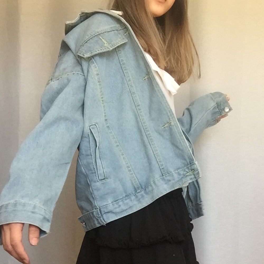 Light blue denim jacket